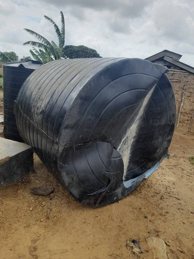 Before Plastic Tank Repair